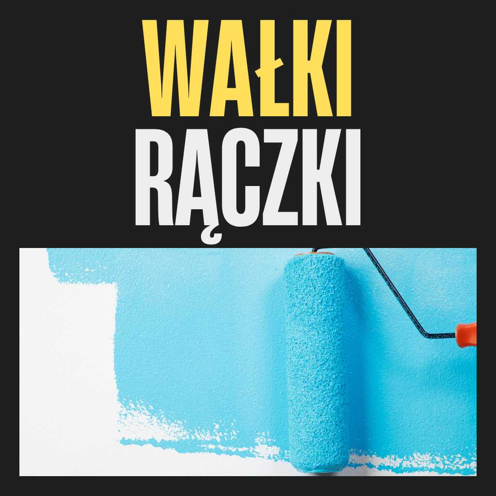 Wałki i rączki malarskie