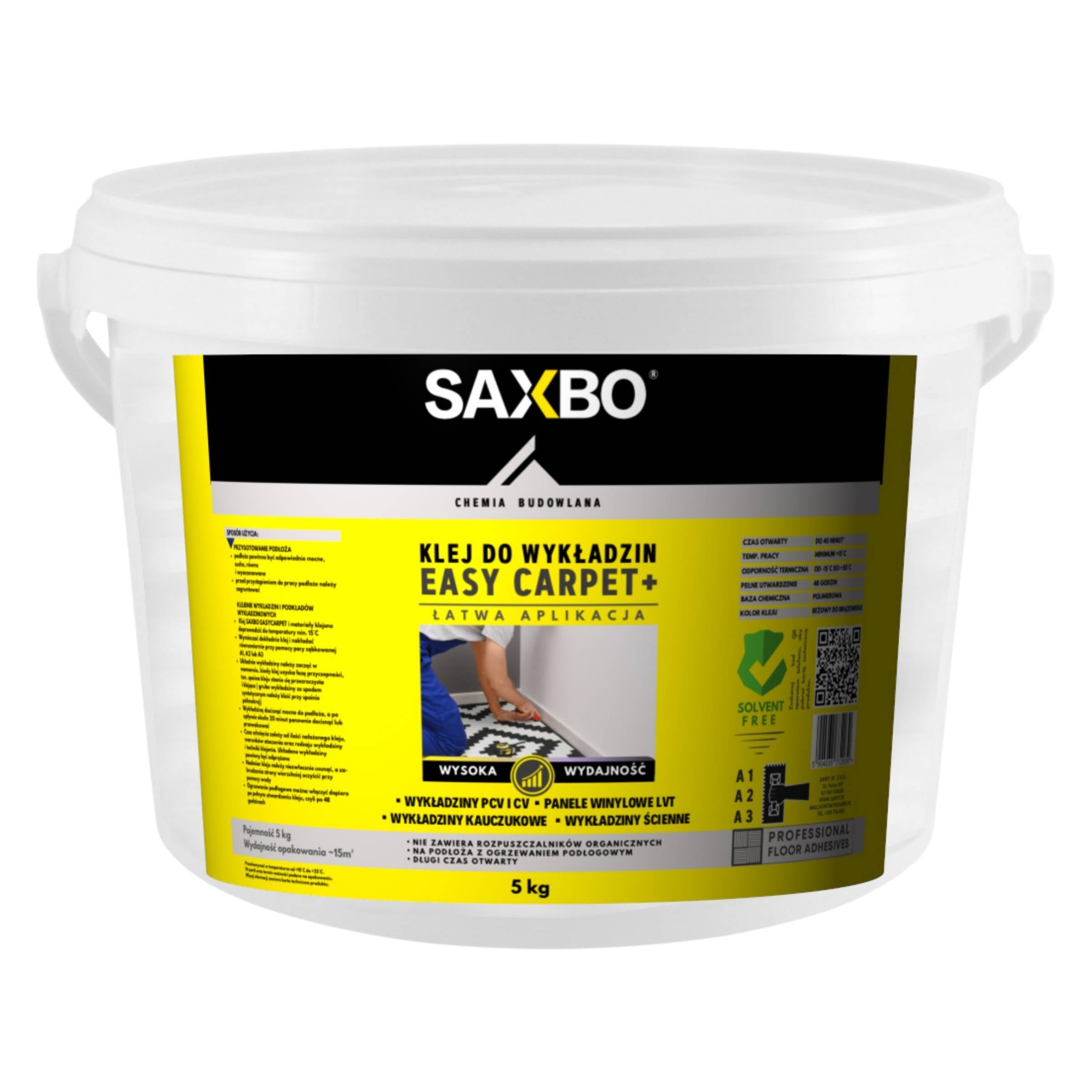 Klej do wykładzin EASY CARPET+ 5kg