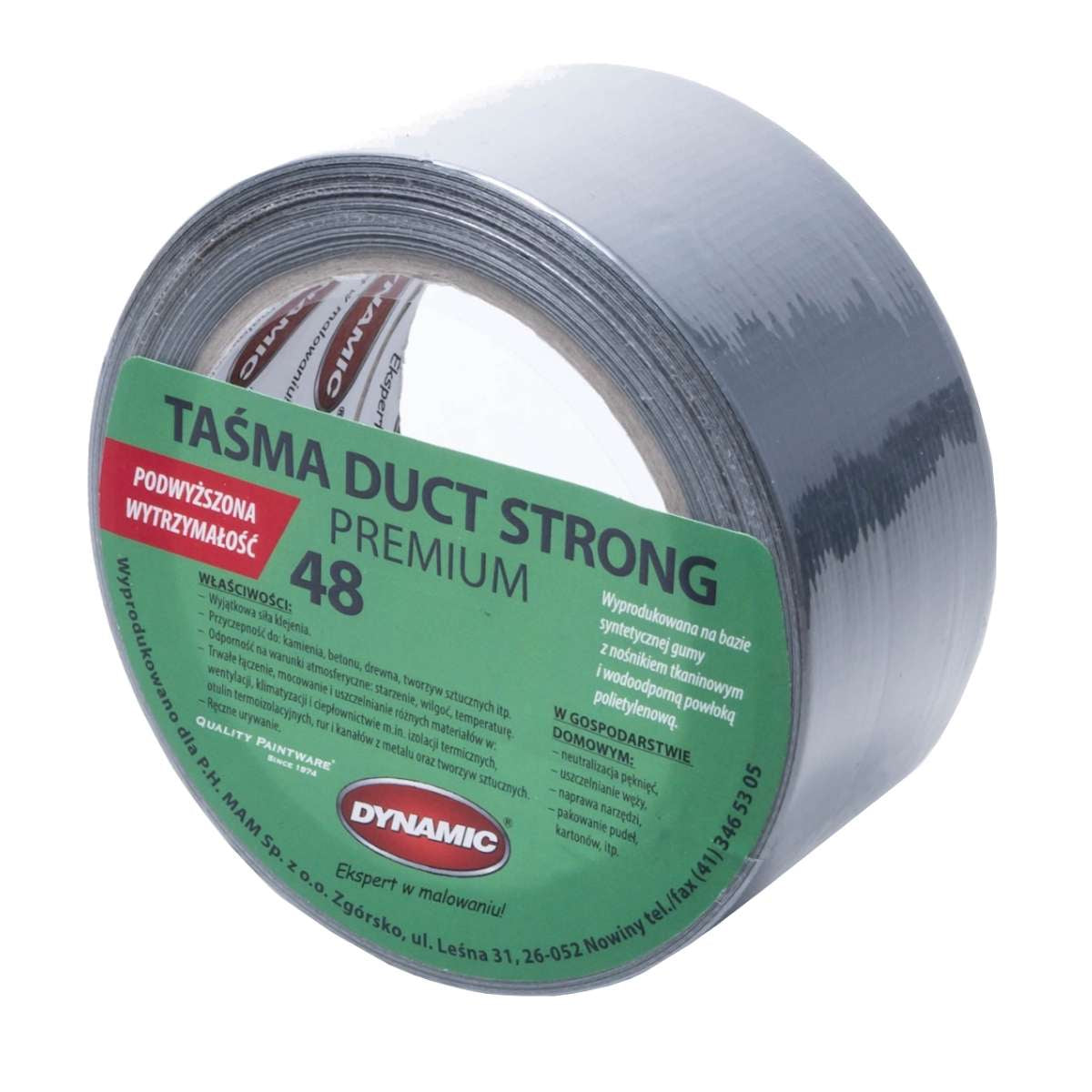 Taśma Naprawcza Srebrna DUCT TAPE STRONG DYNAMIC