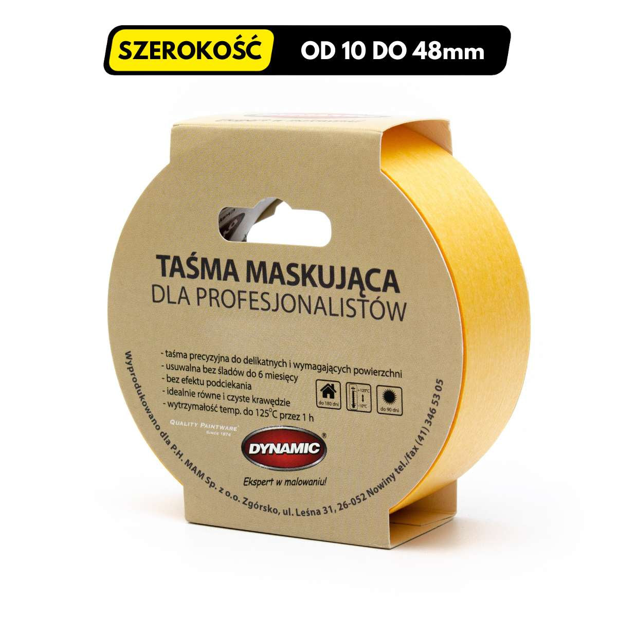 Taśma Malarska Washi Dynamic GOLD