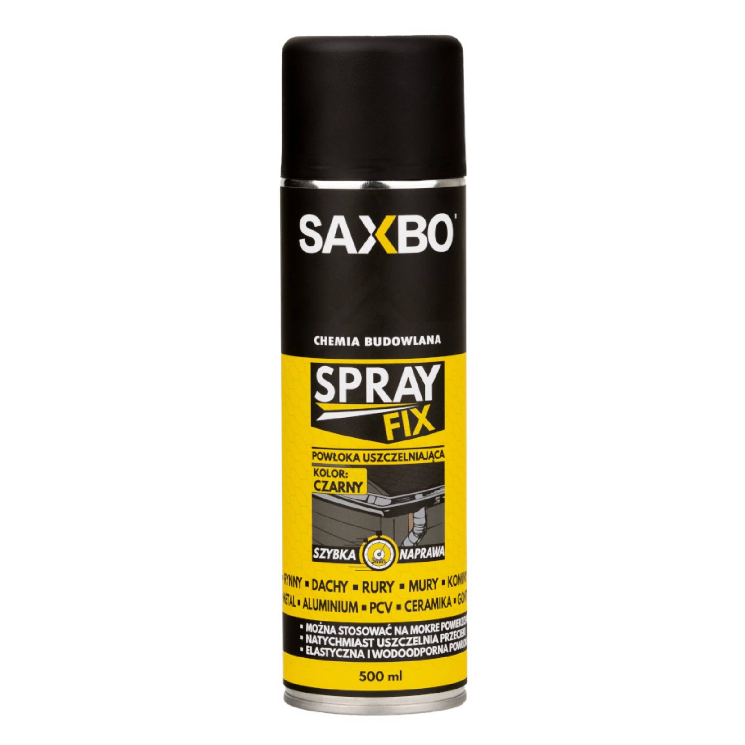 Guma w sprayu Spray FIX CZARNA 500ml