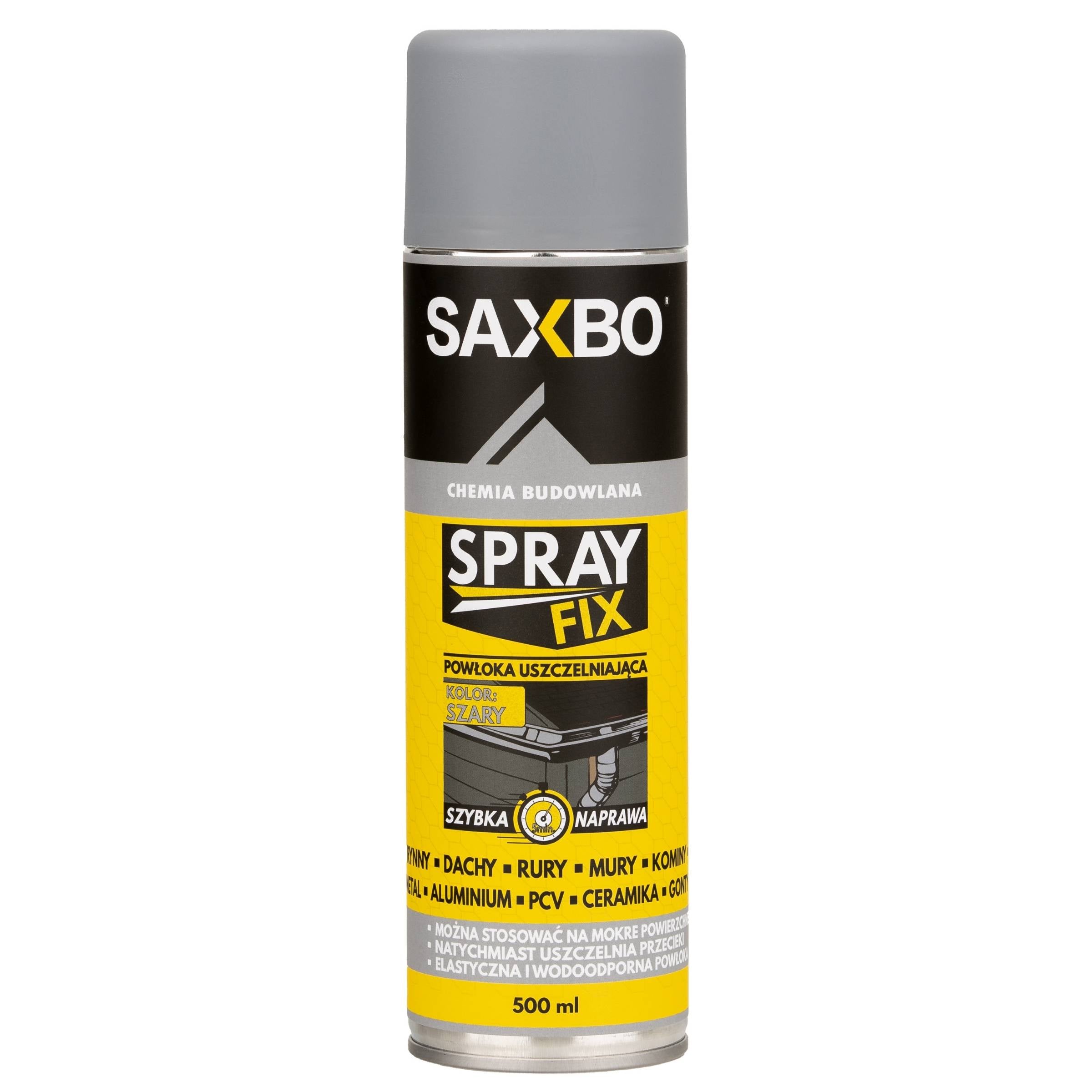 Guma w sprayu Spray FIX SZARY 500ml