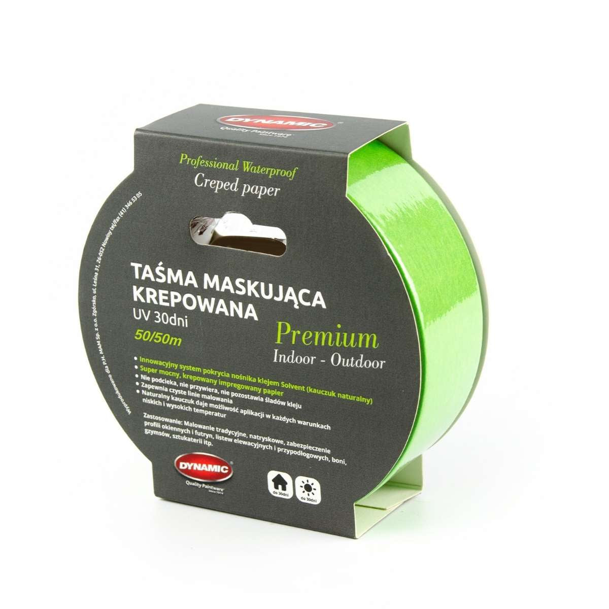 Taśma Maskująca Krepowana Wodoodporna DYNAMIC
