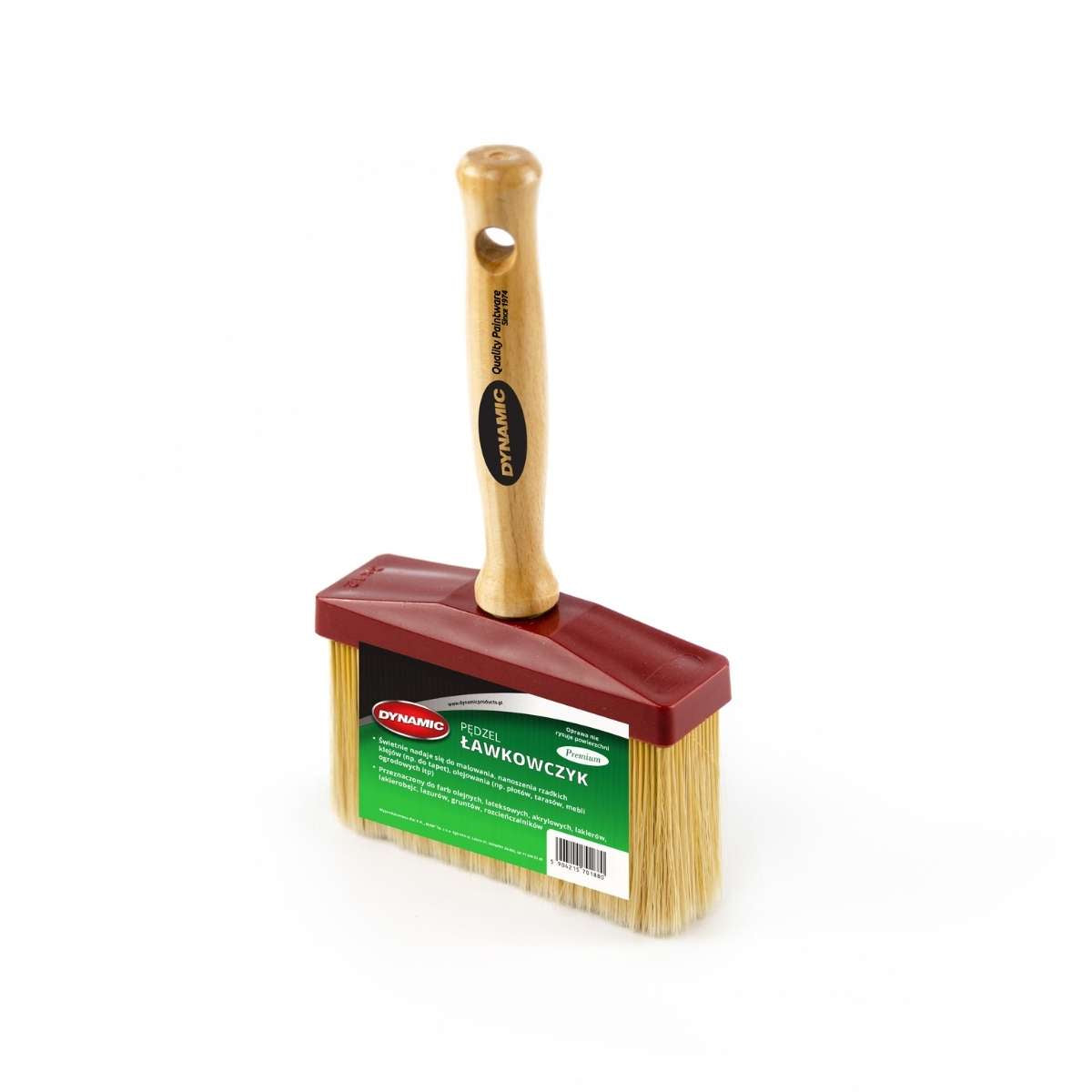 Pędzel Ławkowczyk DYNAMIC – Uniwersalny do Malowania i Konserwacji