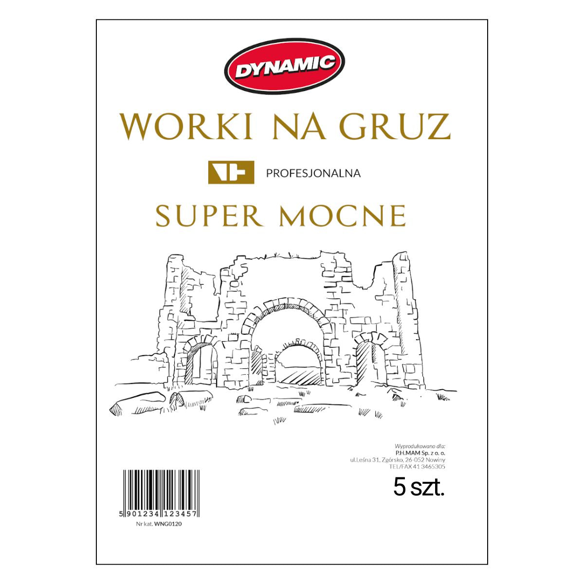 Mocne Worki na Gruz DYNAMIC – Tworzywo Pierwotne 100%