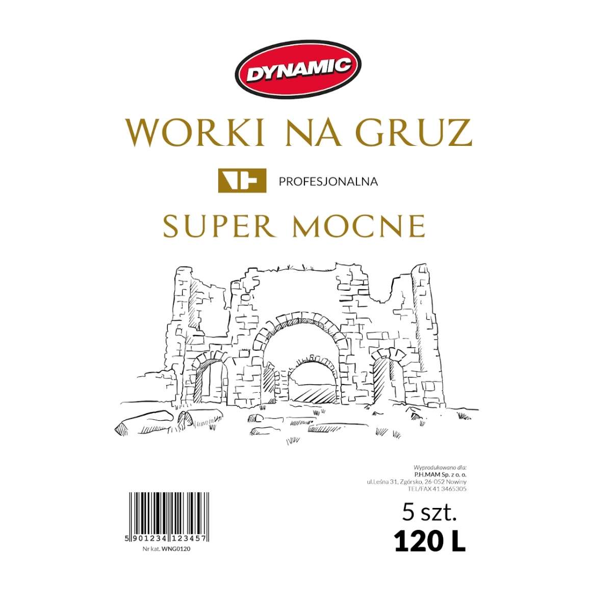 Mocne Worki na Gruz DYNAMIC – Tworzywo Pierwotne 100%