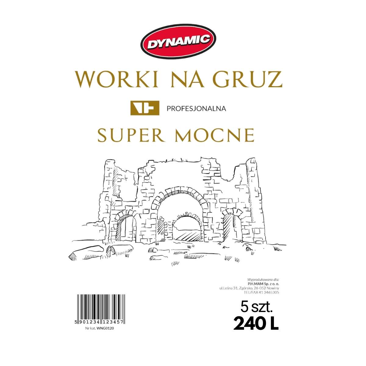 Mocne Worki na Gruz DYNAMIC – Tworzywo Pierwotne 100%