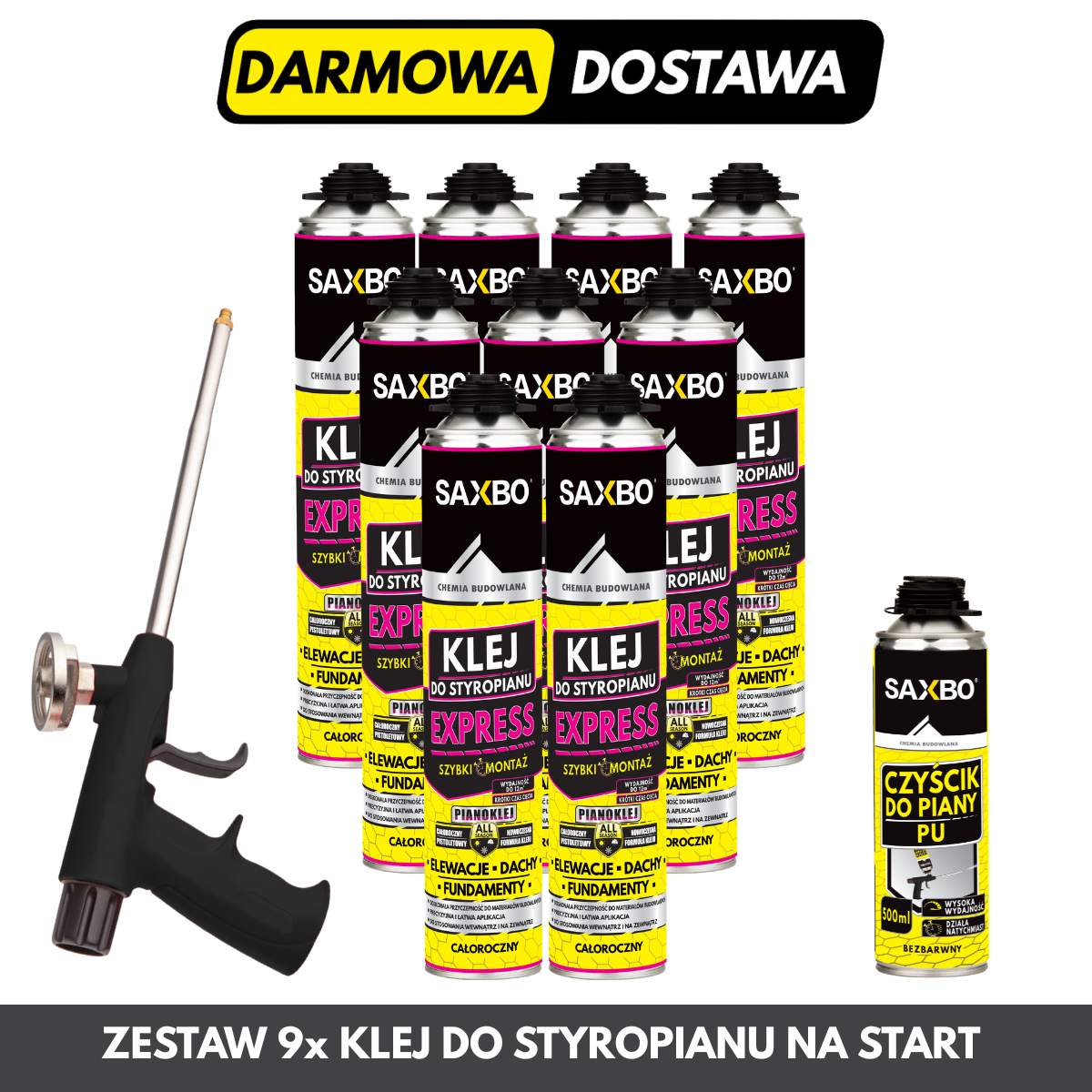 Klej do styropianu - Pakiet Startowy