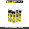 Zestaw 12x Klej montażowy ADELASTIC – Pakiet Kartonowy