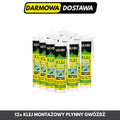12x Klej Montażowy PŁYNNY GWÓŹDŹ – Pakiet Kartonowy